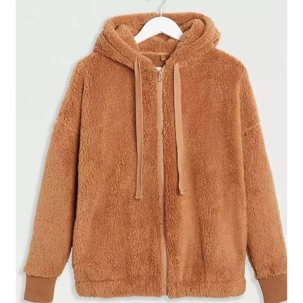 ✨Lou & Grey Orange Cozy Up Zip Sz Small Jacket✨